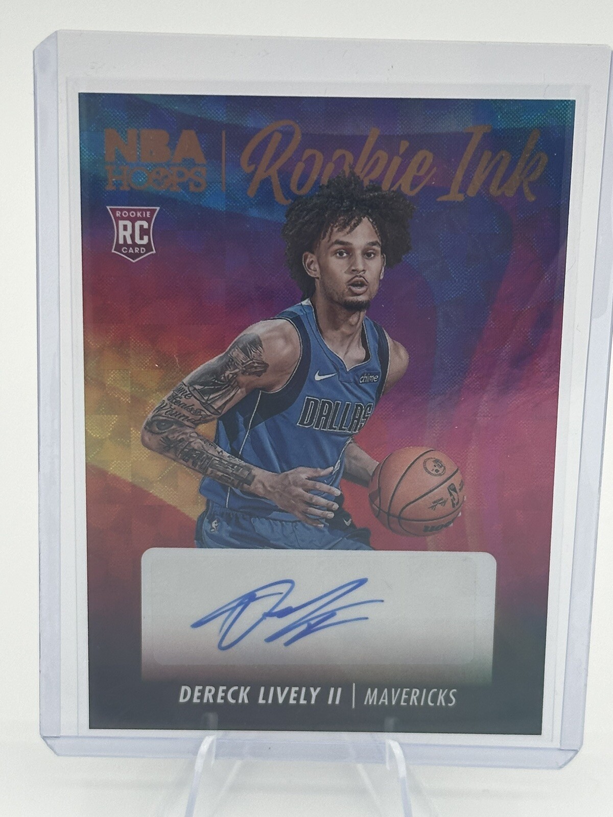 Dereck Lively II 2023-24 NBA Hoops Rookie Ink Auto RI-DLI