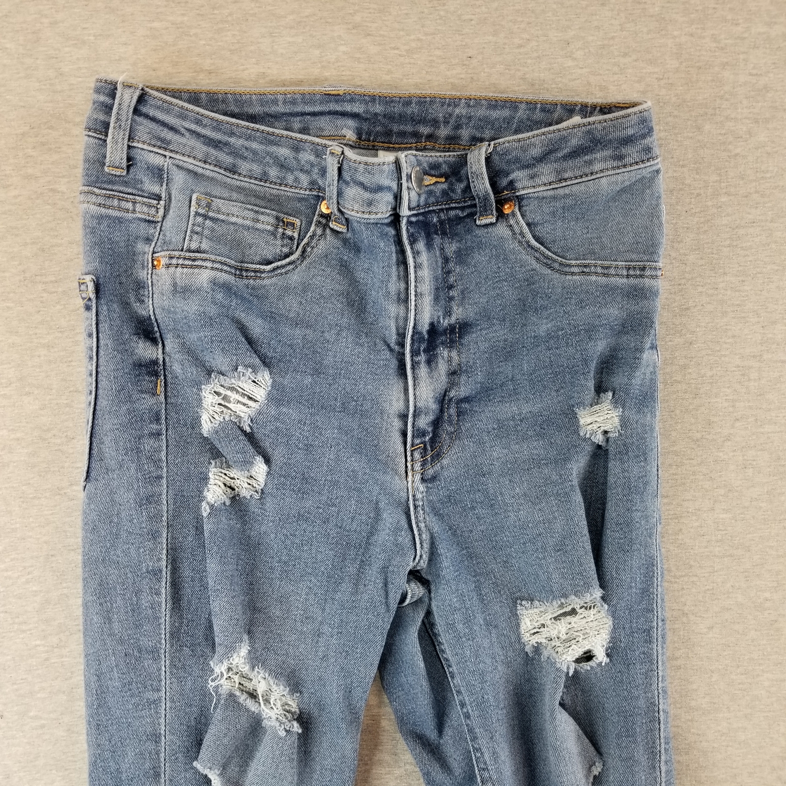 Men's Sz 8 Curvy Jeggings Med Wash Stretch Mat. Normcore Nic
