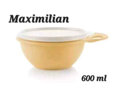 Tupperware Maximilian Schüssel 600 ml gelb/limette NEU