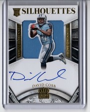 DAVID COBB 2015 Crown Royale ROOKIE SILHOUETTES SIGNATURES GOLD #208 (24/49)