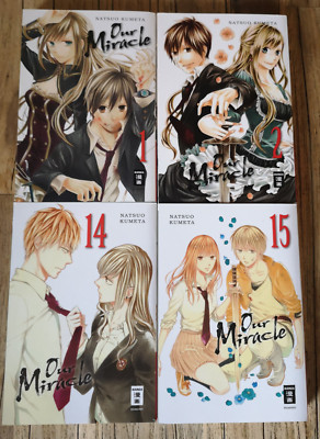 Our Miracle Bd. 1, 2, 14, 15 ( Natsuo Kumeta ) 1. Auflage Egmont Manga