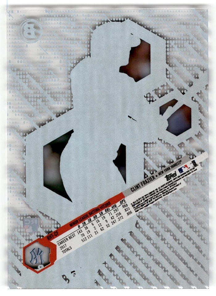 2018 Bowman High Tek Rookies Pattern 2 Clint Frazier Rookie #RHT-CF New York - Image 2 of 2