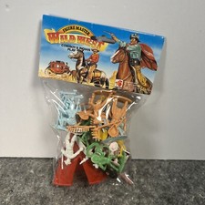 VTG Takshing Figure Master Wild West Cowboy  Indian Play Set NEW  SEALED