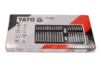 Bitsatz Bitsortiment 40-Teilig Hex,Torx,Spline Im Metallkasten Yato YT-0400
