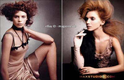MAXSTUDIO 2-Page PRINT AD Fall 2004 CHARLOTTE KEMP MUHL Tetyana Brazhnyk
