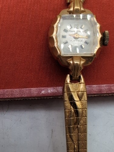 Henri Gireaux Uhr 17 Juwelen Goldton Prospekt Japan - Bild 6 von 15