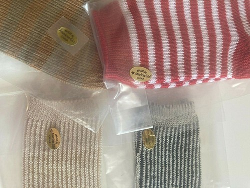 American Girl Kirsten NEW SOCKS 4 Pair Meet+St. Lucia Striped+Winter+Birthday - Picture 8 of 8