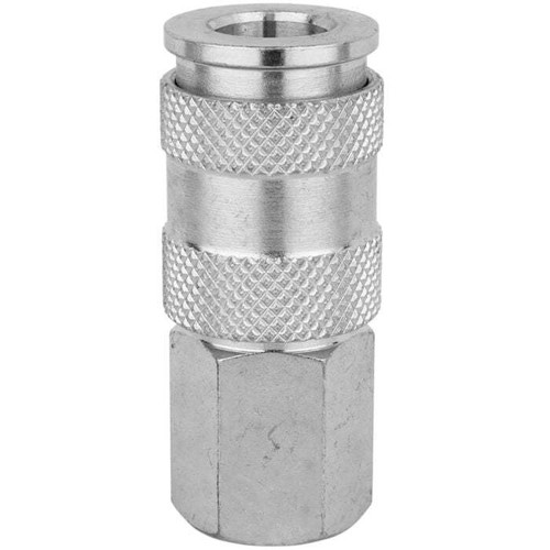 Milton 764ST 1/4" Steel V-Style Coupler, Female - 10EA