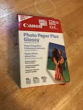 Canon Photo Paper Plus Glossy 120-sheets 4x6IN New - Damaged Box