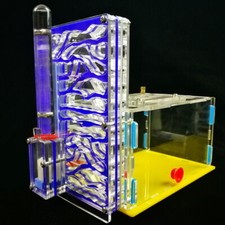 Acrylic Ant Farm w/ Feeding Area T-Design Ants House Nest Insect Villa C3M1