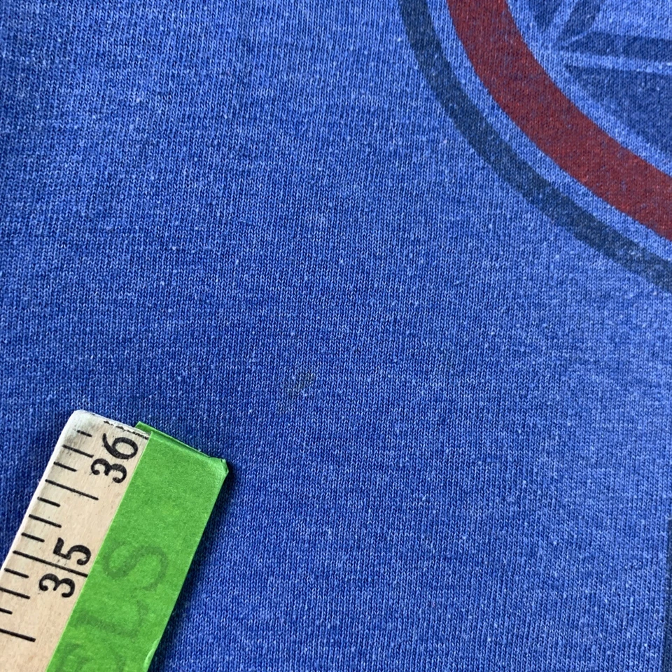 Camisa Chevrolet Para Hombres Pequeña Azul Manga Corta Detroit Mich EE. UU. #1 GM Camiseta Chevy Foto 4 de 4