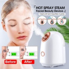 Face Steamer Mist Steam Moisturize Facial Sprayer Spa Skin Care Deep Cleansers