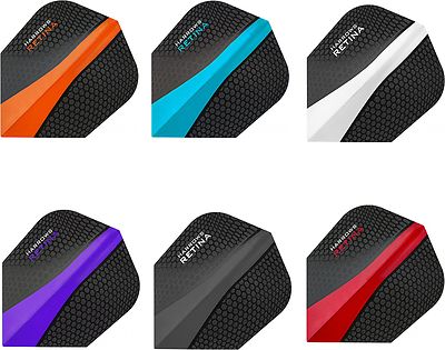 HARROWS Retina Dart Flights STANDARD (6Sets/18Stk.) in verschiedenen Farben