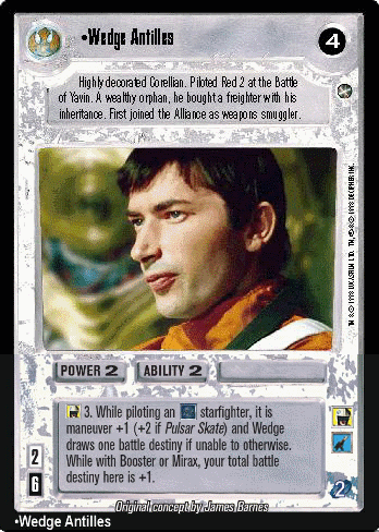 Wedge Antilles (JP) - FOIL - Reflections III - Star Wars CCG - Picture 1 of 1