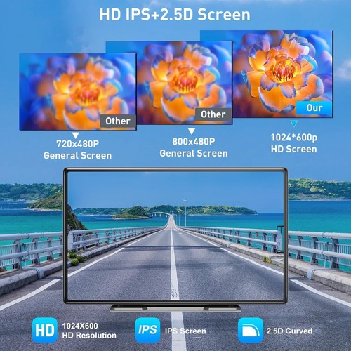 ESSGOO A-pple CarPlay & Android Auto, 9 Zoll IPS Carplay Bildschirm - Bild 4 von 8