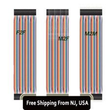 40pcs 2.54MM Dupont Wire Jump Jumper Cables For Arduino Raspberry pi