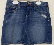 Gap Kids Denim Jeans Mini Skirt 8 Years Pre Owned