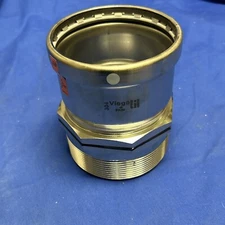 New Viega 4" MegaPress XL 304 Stainless Steel Male Adapter (Press x Male)