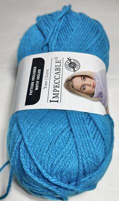 LOOPS & THREADS IMPECCABLE Yarn 1-pk. SKY BLUE . I COMBINE SHIPPING, Read Detail