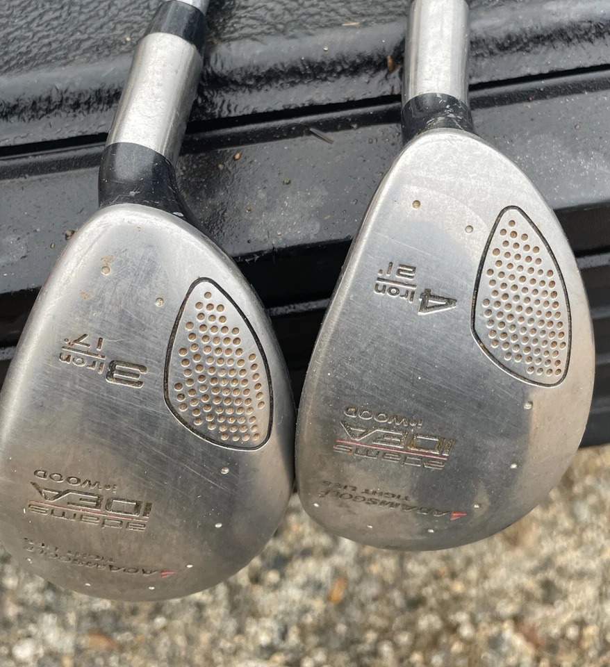 Adams Idea I Wood 17 Degree 3 Iron And 21 Degree 4 Iron Regular Flex Steel - Image 2 of 4