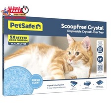 PetSafe ScoopFree Crystal Replacement Fresh Scent Litter Tray, Easy Cleanup