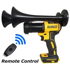 DeWalt Train Horn with Remote Control 20v Cordless Drill Impact Sports Boat Air