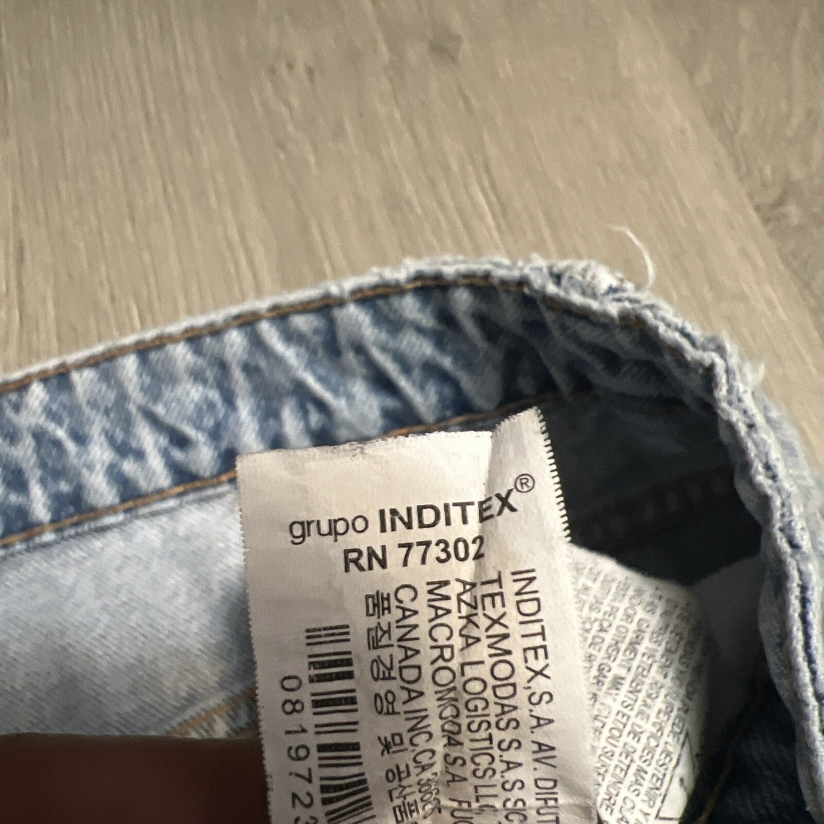   Jeans ナイロンジャケット M 美品USED Zara Jeans RN#77302 Womens Straight Leg Pre-Owned Size 10