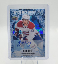 2023-24 JURAJ SLAFKOVSKY Allure Iced Breakaway Blue AUTO #IB-19