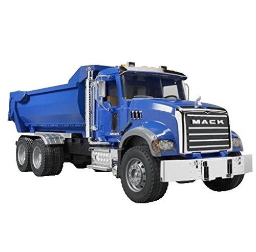 Bruder Mack Granite Blue Yellow Dump Truck 02816 Construction Toy