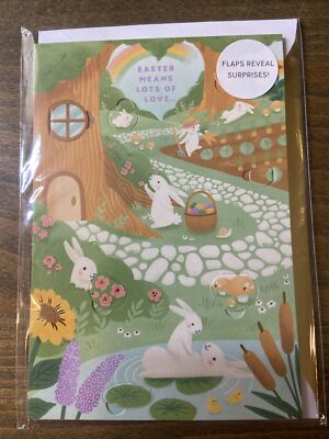 New In Package Hallmark Signature Happy Easter Cards Kids Lots of Love Surprise