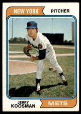 1974 TOPPS JERRY KOOSMAN NEW YORK METS #356 DP36
