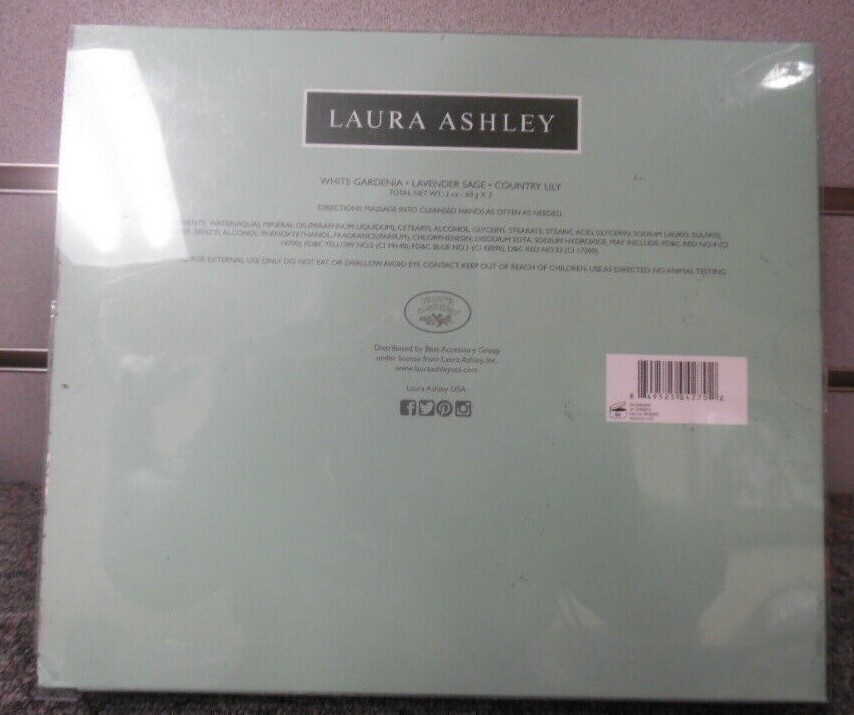 Laura Ashley - Hand Cream Trio Gift Set - NIB