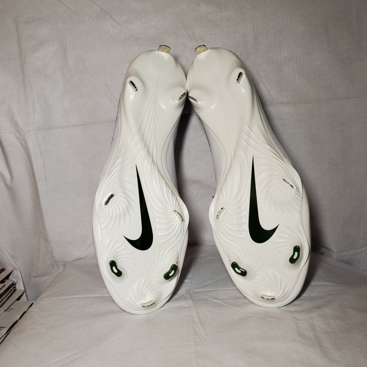 New NIKE LUNAR VAPOR ULTRAFLY ELITE 2 METAL BASEBALL CLEATS GREEN