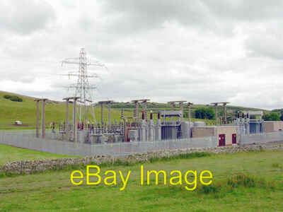 Foto 6x4 Hawick Grid Substation Ein launischer Himmel setzt die Hochspannung su c2004