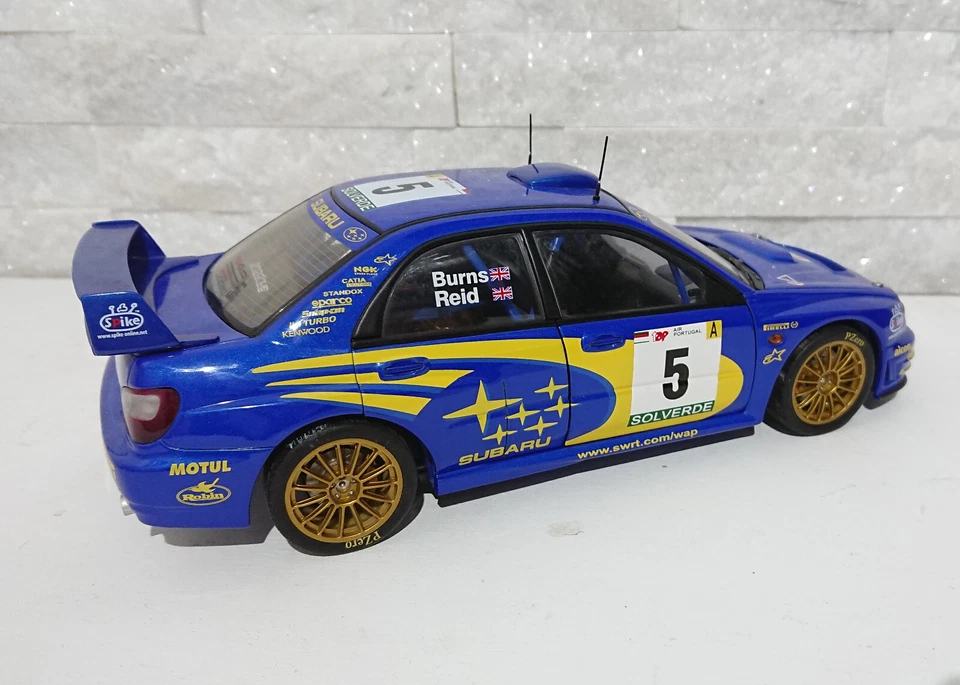 Autoart 1/18 Subaru Impreza GD WRC 2001 #5 Rally Portugal Burns/Reid 80191 - Immagine 3 di 4