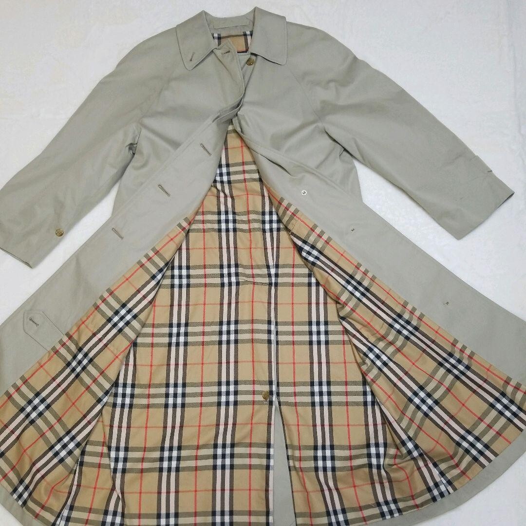 【格安】 Burberry stand fall collar coat Burberrys Women's Cotton Stand Fall Collar Coat Khaki Size