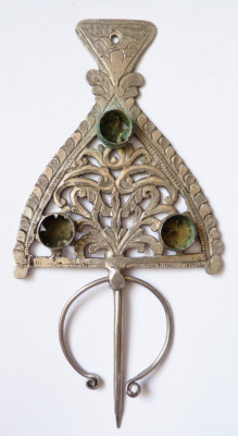 BROCHE Ancienne (fibule) Berbère Kabyle En Argent Massif - Ethnique Vintage - Occasion