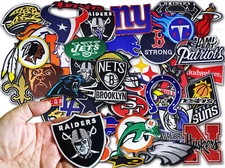 LOT WHOLESALE FOOTBALL BASKETBALL BASBALL RANDOMOPENS SPORT SEW IRON ON PATCHES