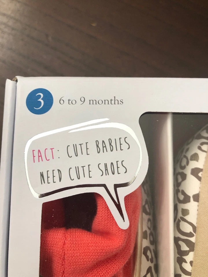 Rosie Pope Playful Leopard Crib Shoes  6-9  Months      65d - Image 2 of 4