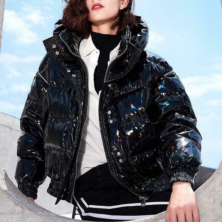 AMOMENTO アモーメントHOODED DOWN PUFFER Lサイズ AMOMENTO Off-White Hooded Down Puffer Jacket AMOMENTO