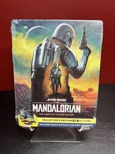 The Mandalorian Season Two Steelbook 4K UHD Blu-ray Art Cards Factory Sealed