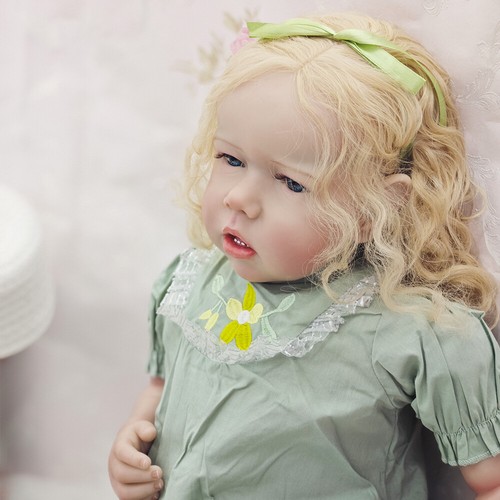 75cm Reborn Baby Dolls Toddler Girl Liam Lifelike Painted 3D Skin Handmade Gift - Picture 4 of 6