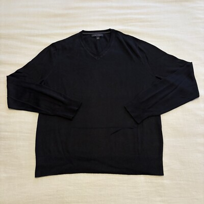 Banana Republic V-Neck Silk Cashmere Blend Sweater Men's Size