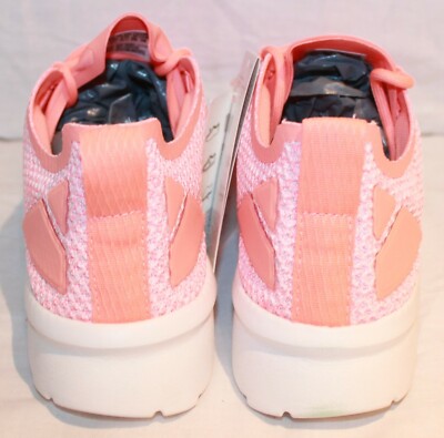 WOMENS ADIDAS ZX FLUX VERVE PEACH RUNNING TRAINERS AQ4746 | eBay