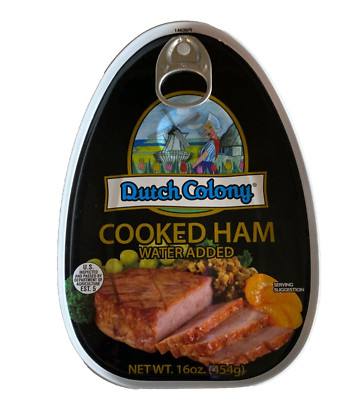 Dutch Colony Cooked Ham 16oz Can Best By 08/2028