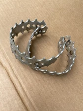 Urchin Pro silver pedal cages vintage bmx GT04356