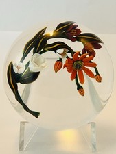 Colin Richardson  Orange Bouquet Paperweight