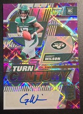 2022 Donruss Elite Garrett Wilson Rookie Turn of the Century Auto /49 NY JETS RC