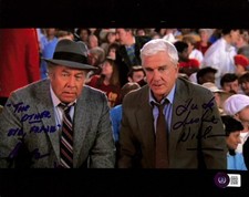 Leslie Nielsen & George Kennedy Naked Gun Signed 8x10 Photo Beckett
