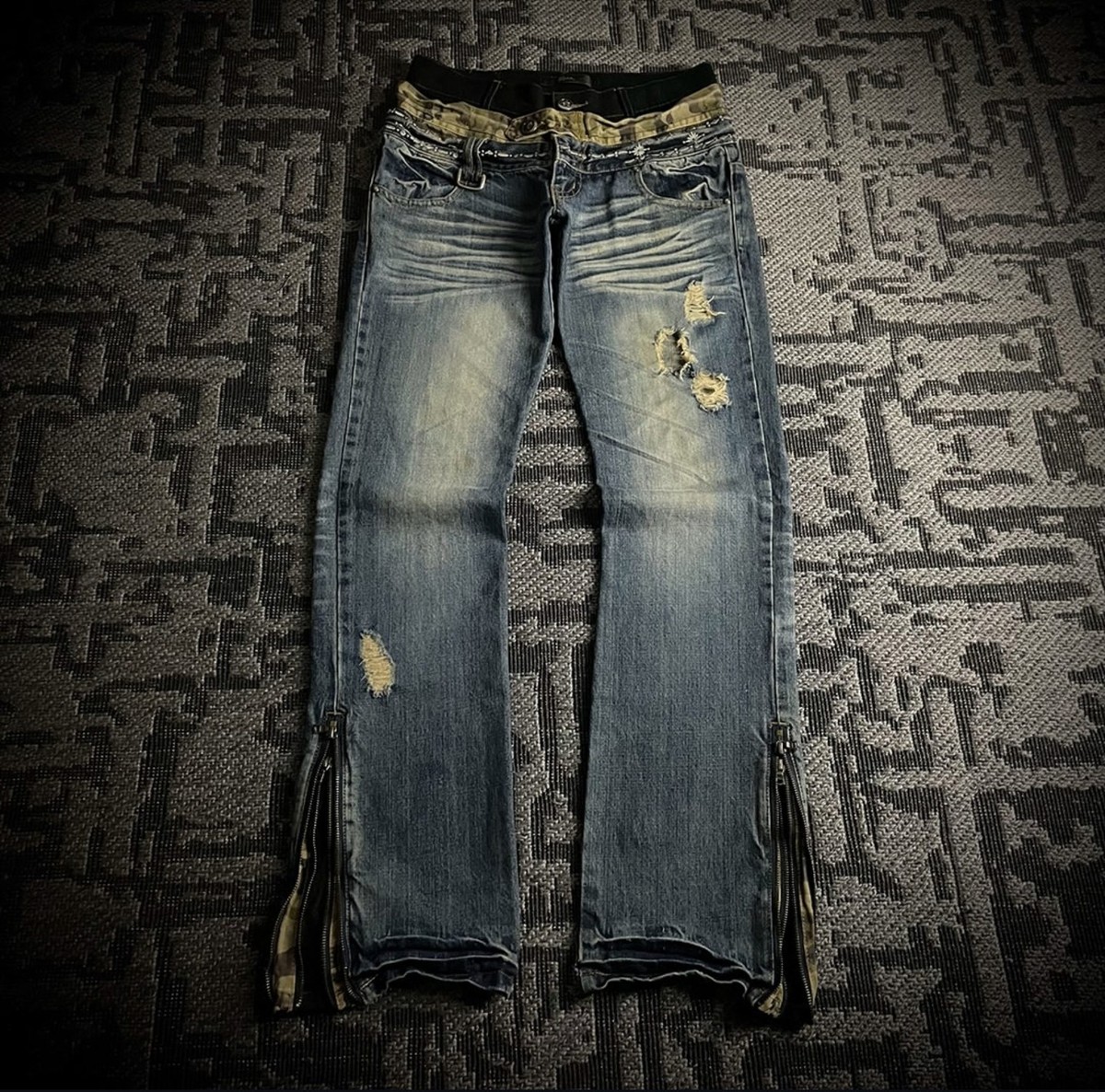 Midas Tornado Mart LGB Japanese High End Men's Triple Waist-Zipper
